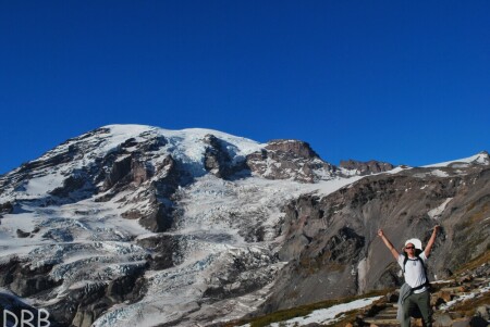 Dave with Mt. Rainier in the background